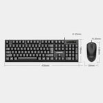 K-Snake K001 Wired Keyboard And Mouse Set Desktop Computer Keyboard, With Mouse, Without Mouse