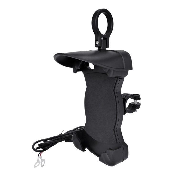 Motorcycle Sunshade Rainproof Mobile Phone Holder, Mirror Holder  No Charge, Handlebar Holder No Charge, Charging Handlebar Holder 5V-2A, Charging Handlebar Holder 5V-3.1A, Charging Handlebar Holder 18W (QC3.0), Charging Mirror Holder 5V-2A            ...