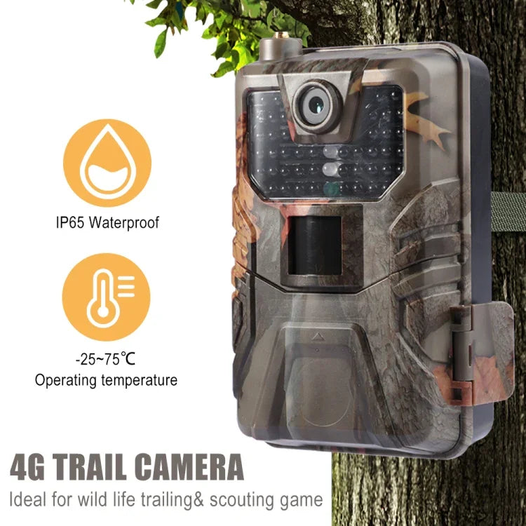 36MP 4K 4G Hunting Camera With APP Remote Mobile Phone Control To View Photos / Video At Any Time, HC-900Pro