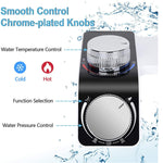 Bidet Toilet Seat Attachment With Hot & Cold Double Nozzle Personal Hygiene, 7/8 For North America, 1/2  For Asia/Australia/UK, 3/8 For Europe