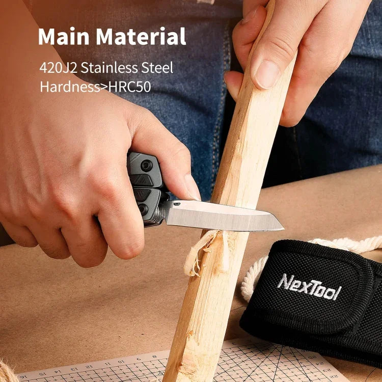 Nextool  14-In-1 Multi-Function Tools Bits Set Folding Pliers Camping Hiking Scissors Opener, Ne20223