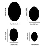 Oval Acrylic Mirror Stereo Wall Stickers Home Decoration Soft Mirror, 15cm x 10cm, 20cm x 13cm, 30cm x 20cm, 42cm x 27cm