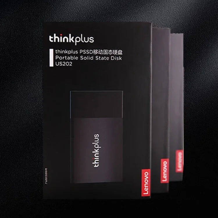 Lenovo Thinkplus US202 USB3.1 Compact And Portable Mobile Solid State Drive, 512G, 1T, 2T