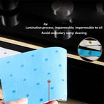 10pcs /Pack Disposable Oil Groove Suction Paper for Cooker Hoods, 7x90cm Regular, 10x90cm Regular, 7x90cm Thickened