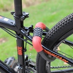 Bicycle And Electrical Vehicle 5-Digit Combination Lock Safety Anti-Theft Cycling Lock, 40 x 1.72cm, 57 x 1.72cm