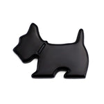 Cute Pet Dog Car Decal Puppy Metal Vehicle Emblem Decorative Stickers