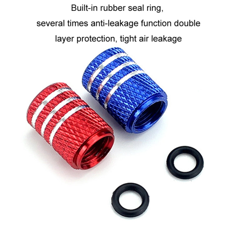 Laser Power Gesture Motivational Fist Car Tire Valve Cap, Blue, Red, Black, Gray