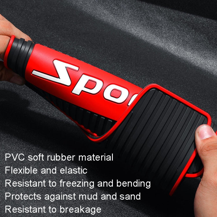 2pcs Car Tire Mud Flap Modification Plastic Anti-Splash Mud Flap, Sports, Cat Eye, Large Sports, Large Blank