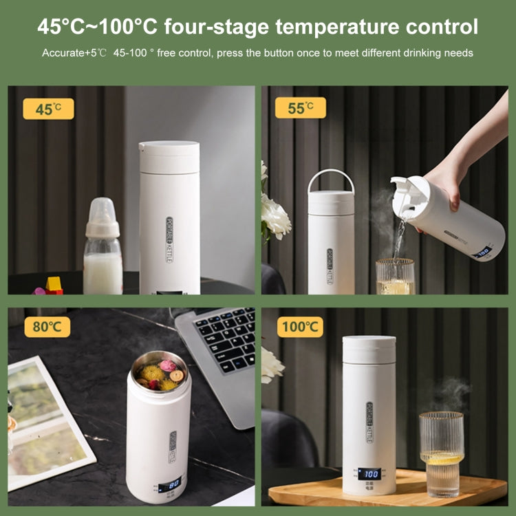 300W 500ml Electric Heating Water Cup Smart Boiling Kettle Temperature Control Kettle, SUS304 US Plug, SUS316 US Plug, SUS304 UK Plug, SUS316 UK Plug, SUS304 EU Plug, SUS316 EU Plug