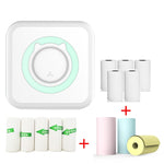 C15 Mini Student Bluetooth Inkless Photo Label Thermal Printer, Green+5 Paper, Pink+5 Paper, Green+5 Stickers, Pink+5 Stickers, Green+10 Paper, Pink+10 Paper, Green+5 Stickers+5 Paper, Pink+5 Stickers+5 Paper, Green+5 Stickers+5 Paper+3 Color Paper    ...
