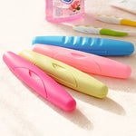 Travel Portable Wash Toothbrush Box Sealed Toothbrush Case With Lid And Lock