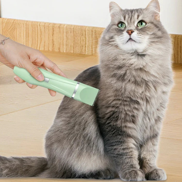 Multifunctional Pet Electric Shaver Cat And Dog Hair Clipper, 2-in-1 Green, 2-in-1 White, 3-in-1 Green, 3-in-1 White, 4-in-1 Green, 4-in-1 White