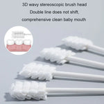 CUYUANSD 30pcs/can Baby Oral Cleaner Tongue Cleaning Gauze Swab, Classic