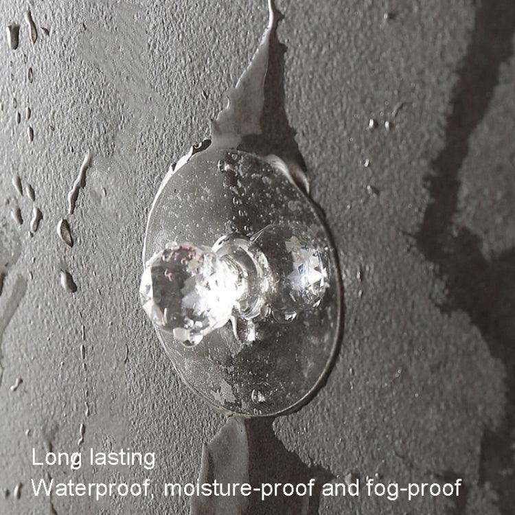 2pcs /Pack Invisible Cabinet Drawer Suction Cup Sticky Handle Acrylic Self-Adhesive Closet Glass Handle