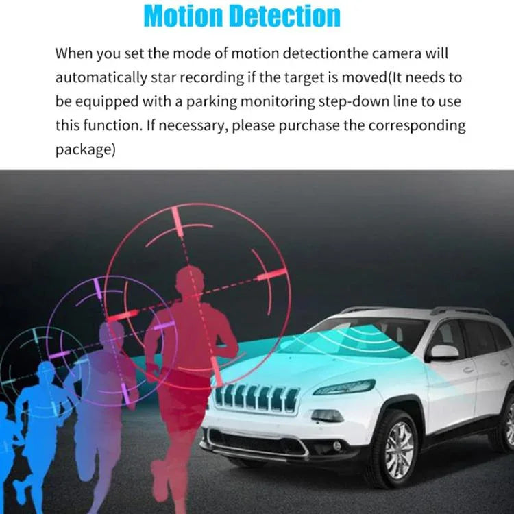 3-Inch Dual-Lens Front 4K + Rear 2K HD WiFi Connected Driving Recorder, A5