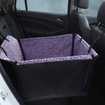 Car Single Seat Waterproof Pet Seat Protective Pad, Orange Cloud, Purple Cloud, Green Cloud
