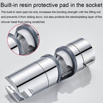Straight-Buckle Adjustable Shower Bracket Shower Rod Lift Base Shower Head Rack