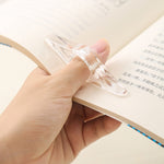 Thumb Bookmark Acrylic Book Holder Support Reading Aids For Students