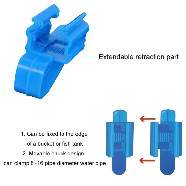 5pcs Multifunctional Fish Tank Aquarium Water Pipe Fixing Clip