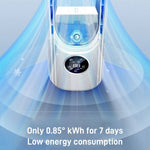 Desk Bladeless Humidification Electric Fan Six Gear Adjustable with LED Light Timing Function