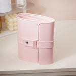 Book Shaped Jewelry Bag Large capacity Travel Portable Multifunctional Earring Storage Bag, Blue, Green, Pink