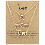 3 In 1 12 Zodiac Signs Necklace Set Retro Alphabet Symbols With Diamonds Jewelry Set, Scorpion Golden, Sagittarius Golden, Capricorn Golden, Taurus Golden, Pisces Golden, Leo Golden, Libra Golden, Cancer Golden, Aquarius Golden, Virgo Golden, Aries Gol...