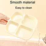 Multipurpose Quad Compartment Side Dish Kitchen Storage Spice Tray