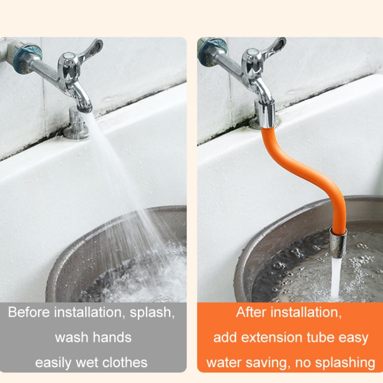 Faucet Splash-proof Universal Bending Shaping Extension Tube, 20cm, 50cm