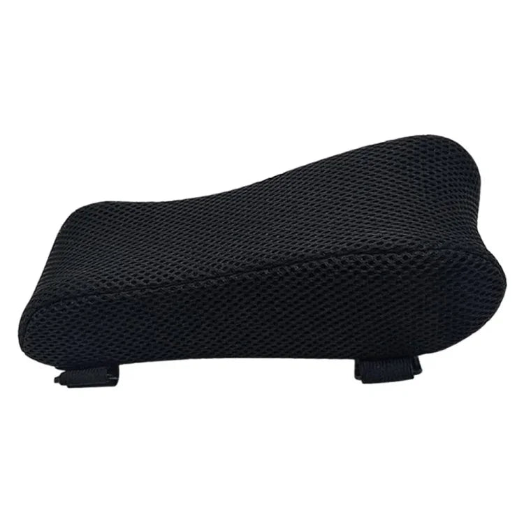 Curve Three-dimensional Support Memory Foam Office Chair Armrest Pad, Black, Gel Grid, Grid, Gray Grid, Gray