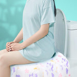 5pcs Disposable Nonwoven Toilet Pad Portable Hotel And Traveling Cartoon Universal Cushion, Dinosaur, Mermaid