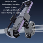 Cycling Bicycle Automatic Locking Mobile Phone Holder, Bicycle Phone Holder
