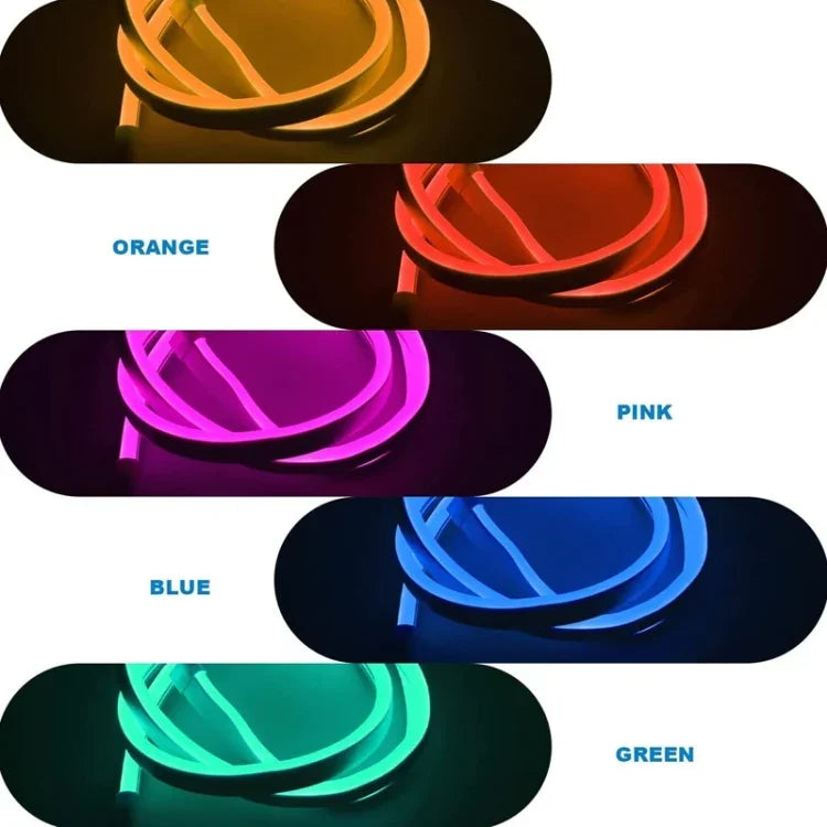 LIXINCORDA 2m 5V USB Touch Control LED Light Strip Flexible Neon Silicone Soft Strip, USB Touch Control (Pink), USB Touch Control (Warm White), USB Touch Control (Blue)