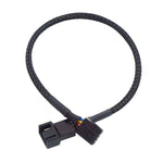 Computer PWM Temperature Control Cooling Fan Extension Cable Chassis HUB Connector, 0.27m