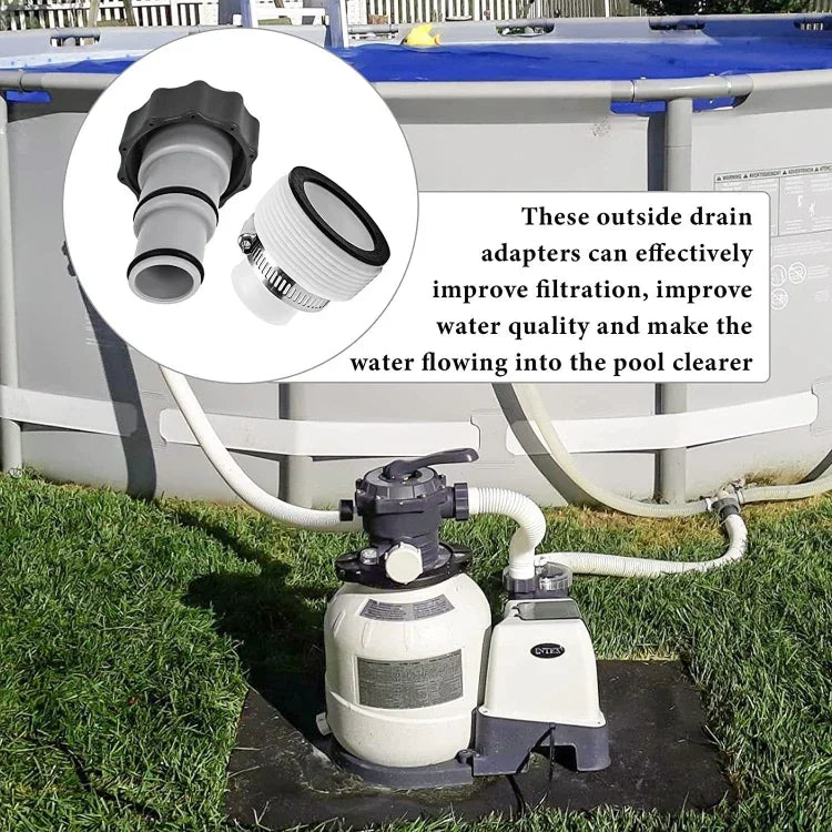 For Intex Pool Hose Adapter with Internal Thread, A Set, B Set, 1 A Type Adapter