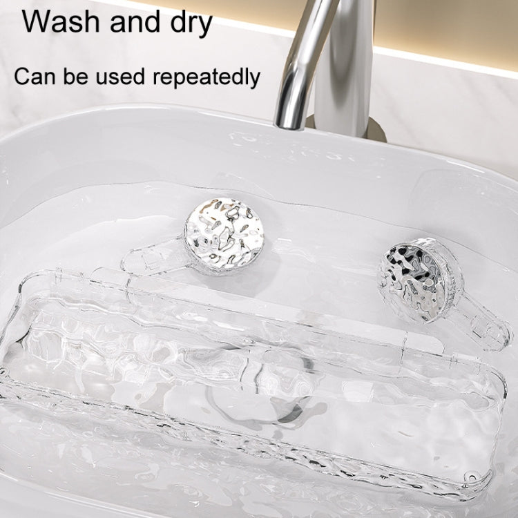 Bathroom No-Punch Suction Cup Shelf Household Restroom Wall Mounted Organizing Rack