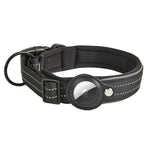 For AirTag 2nd Gen / AirTag 1st Gen Tracker Dog Collar Neoprene Lining Reflective Pet Collar, S, M, L, XL