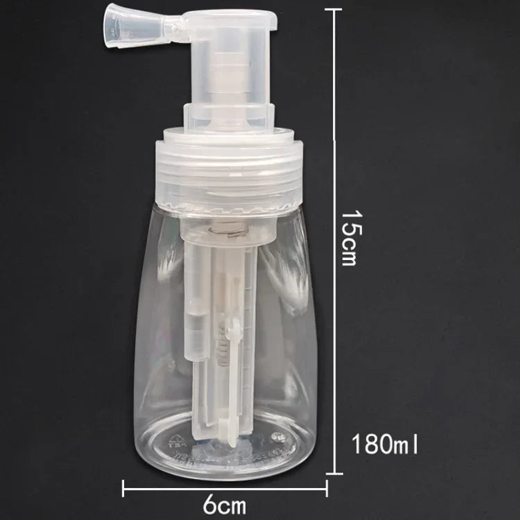 Prickly Heat Powder Spray Bottle Portable Empty Plastic Bottle, 180ml