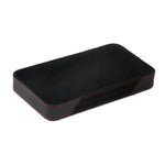 Car Multifunctional Dashboard Armrest Box Water Cup Storage Box, Large Brown, Small Black