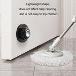 No Punching Silicone Household Strong Magnetic Silent Anti-collision Door Stopper, Transparent, Black, White