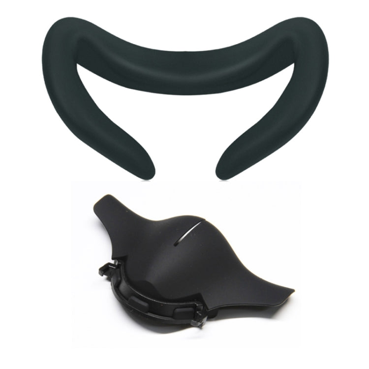 For Meta Quest 3 VR Blackout Nose Pad Mask Face Pad Cover, 4pcs /Set, 2pcs /Set