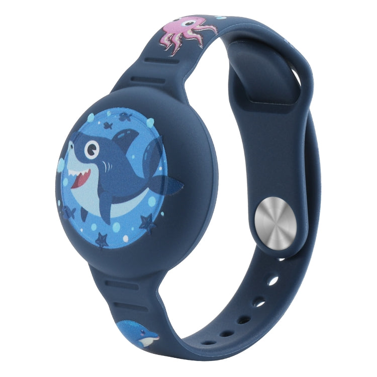 For AirTag 2nd Gen / AirTag 1st Gen Cartoon Watch Strap Locator Silicone Protective Cover Anti-Lost Device Case