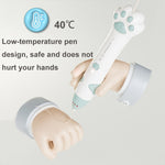 Cat Claw USB Charging Low Temperature 3D Printing Pen Children DIY Graffiti 3D Painting Pen, Mint Green, Sakura Pink