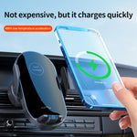 Car Air Outlet Smart Induction Wireless Charging Mobile Phone Holder