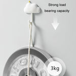 3pcs /Set Household Wall Hanging Hooks Dormitory Non-Marking Punch-Free Adhesive Hooks