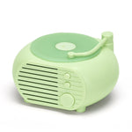 Retro Mini Record Player Wireless Bluetooth Speaker Multifunctional Card Desktop Speaker
