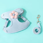 Pet Puppy Dog Leash Vest Teddy Chest Belt Chain Dog Walking Leash, S, M, L, XL