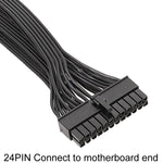 For EVGA 10Pin / 18Pin To 24Pin Flat Cable Module Cable Graphics Card Block Cord, 60cm For EVGA