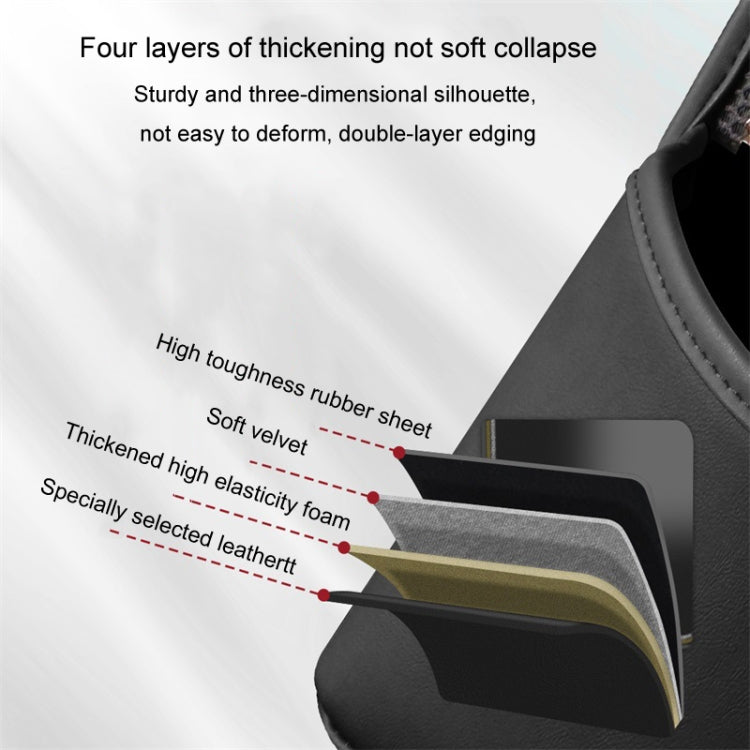 Car Between Seats Organizer Multifunctional Storage Bag Front And Back Dual Usage Tissue Box