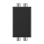 RCA Audio Ground Loop Isolator Anti-Interference Noise Reducer Eliminate Current Sound Bluetooth Receiver, Square, Ellipse