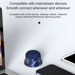 Magnetic Wireless Bluetooth Speaker Subwoofer Mini Portable TWS Mobile Phone Speaker, CQ01 Black, CQ01 White